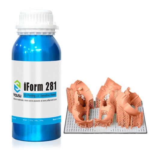 Yous iForm 281 High Toughness Resin 3D Printer Resin 405nm LCD DLP Printer UV Cure 3D Print Liquid Photopolymer Resin